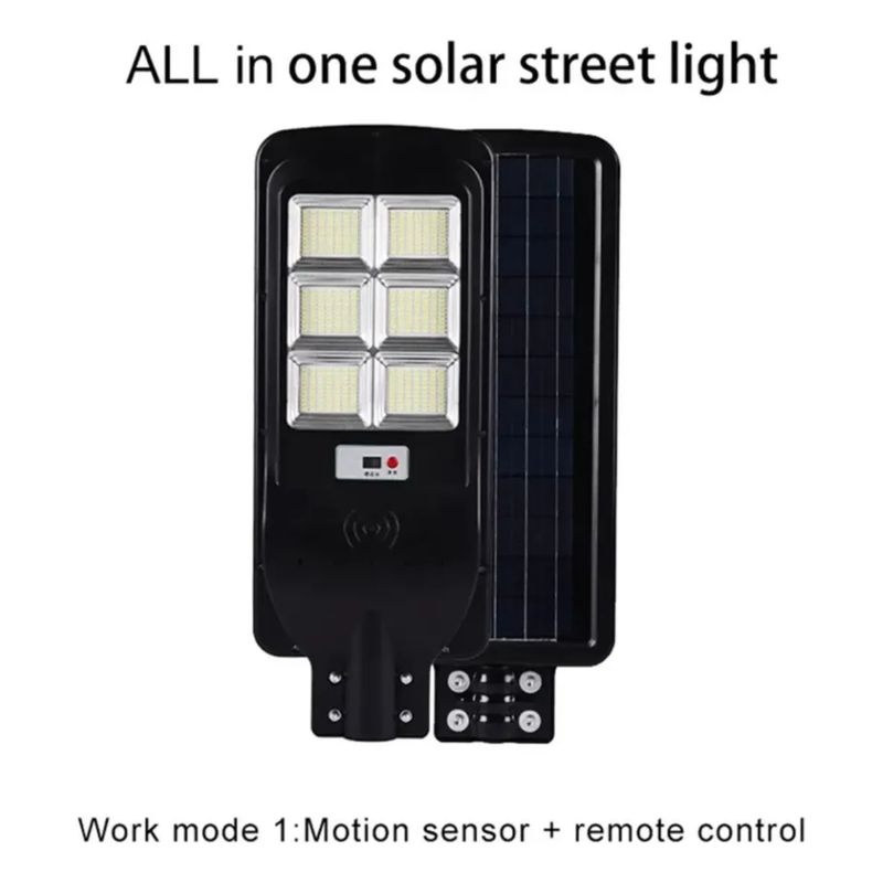 GENERICO - Foco Solar 200w Led Exterior Poste Y Sensor De Movimiento