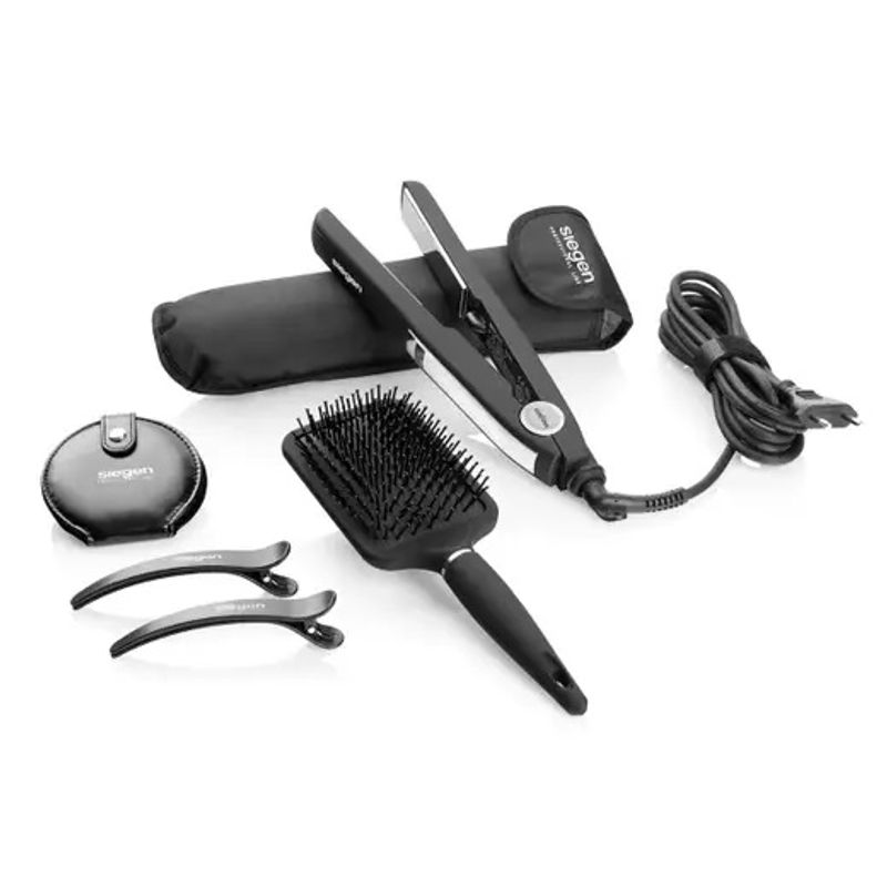 SIEGEN - Plancha con Set Alisadora De Pelo Siegen SG4800 Unlimited Liss Titanio