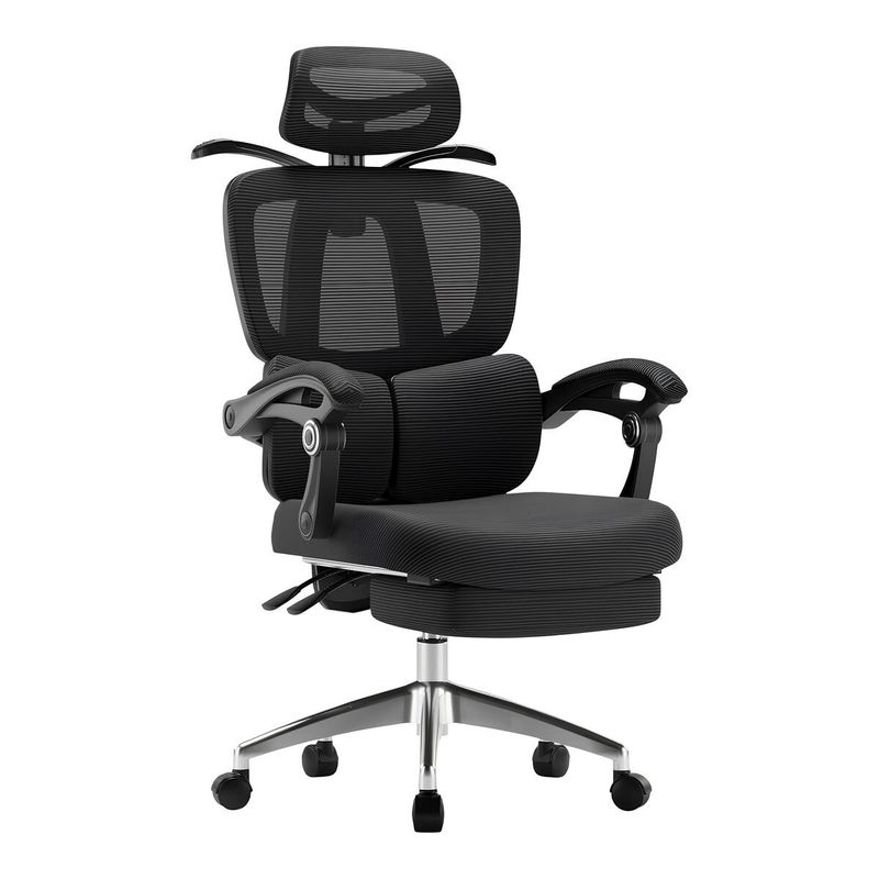 LUBABYCAS - Silla De Escritorio Reclinable E06 Negra LuBabycas