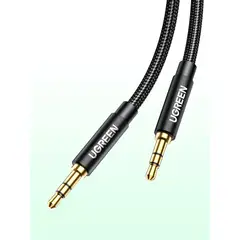 UGREEN - Cable Auxiliar 35mm MM 2M Trenzado Negro