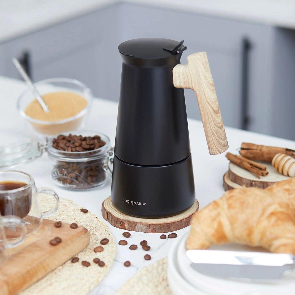 COQUINARIA - Cafetera Italiana Greca Coquinaria 6 tazas