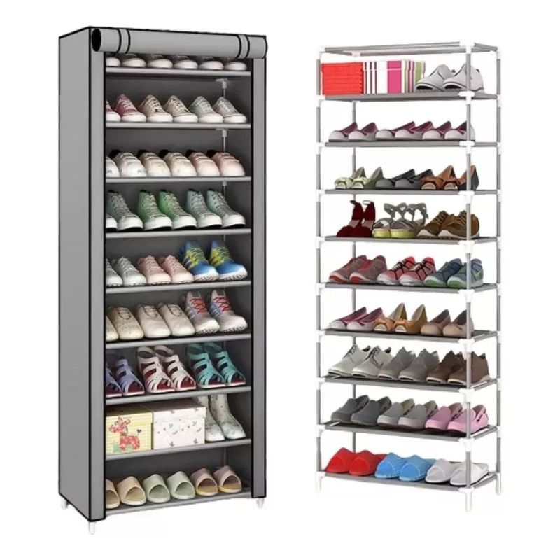 GENERICO - Zapatero Vertical Armario Estante Organizador 10 Niveles