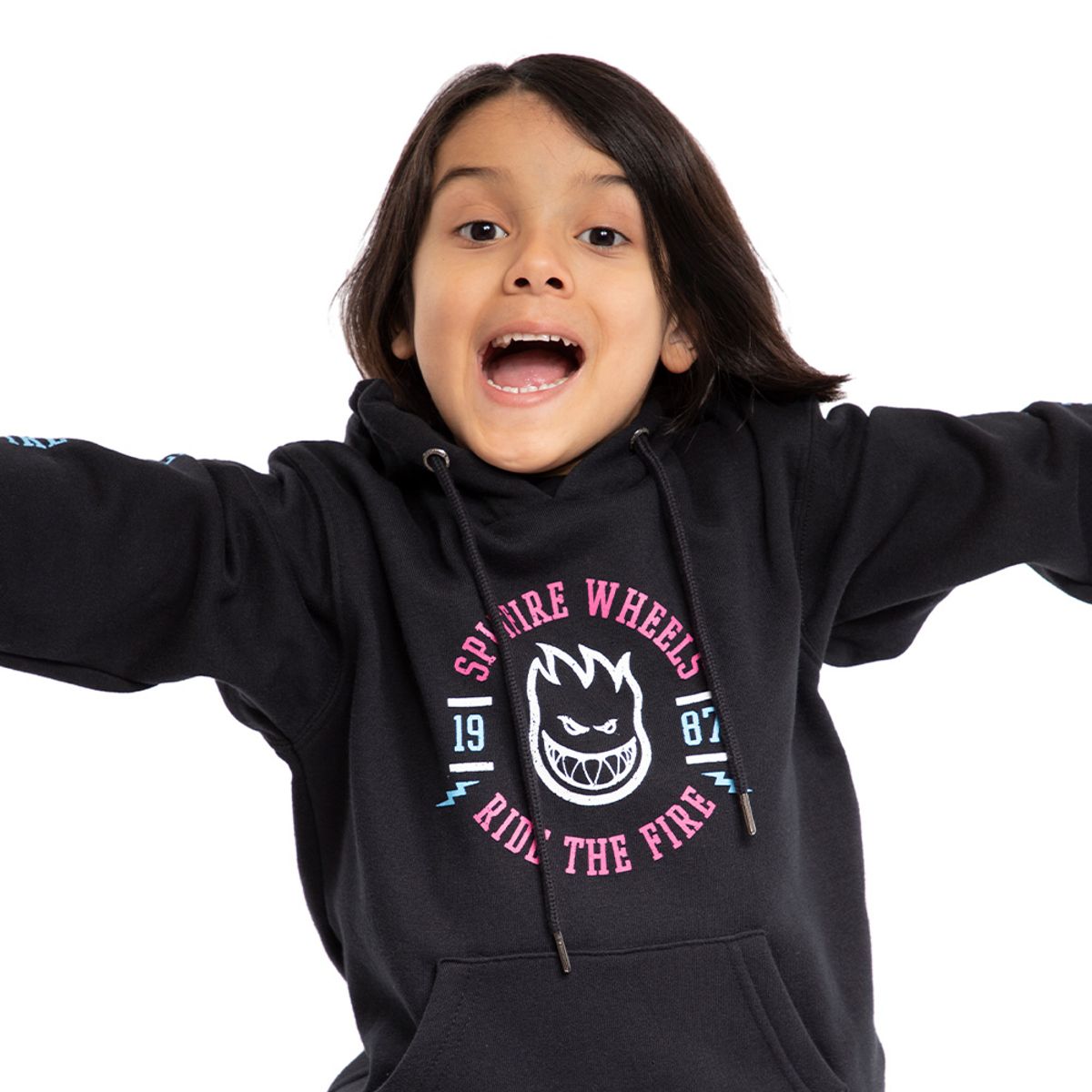 SPITFIRE - Polerón Hoodie Niño Spitfire Negro