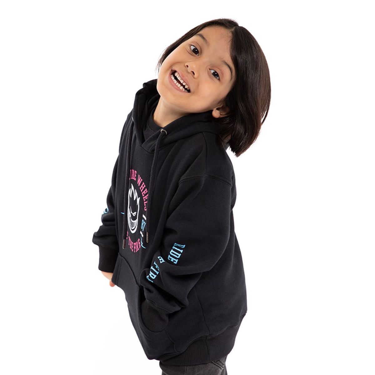 SPITFIRE - Polerón Hoodie Niño Spitfire Negro