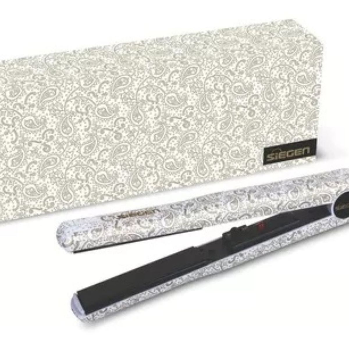 SIEGEN - Plancha de Cabello Siegen 2en1 AlisaOnd Nano Silver SG3520D15