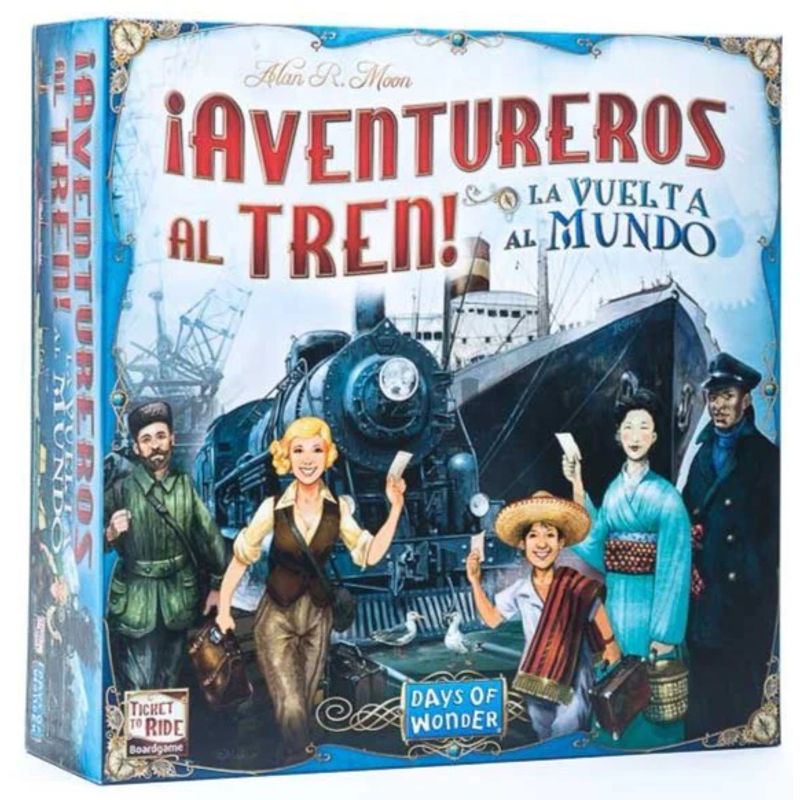 DAYS OF WONDER - ¡Aventureros al Tren La Vuelta al Mundo - Juego de Mesa