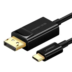 UGREEN - Cable de Video USB-C 15M Displayport 4K30HZ Negro