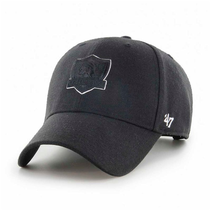 47 BRAND - Jockey Snapback Colo-Colo MVP Black Shield Negro  '47 Brand_.