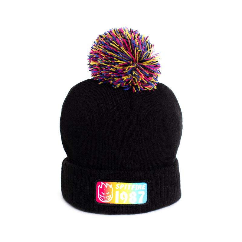 SPITFIRE - Gorro Beanie Lana Niño Unisex Spitfire Negro_.