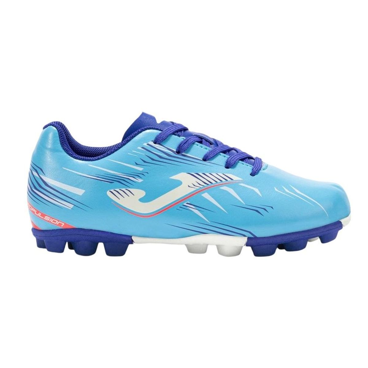 JOMA - Zapatilla Fútbol HG Kids Propulsión Celeste Joma