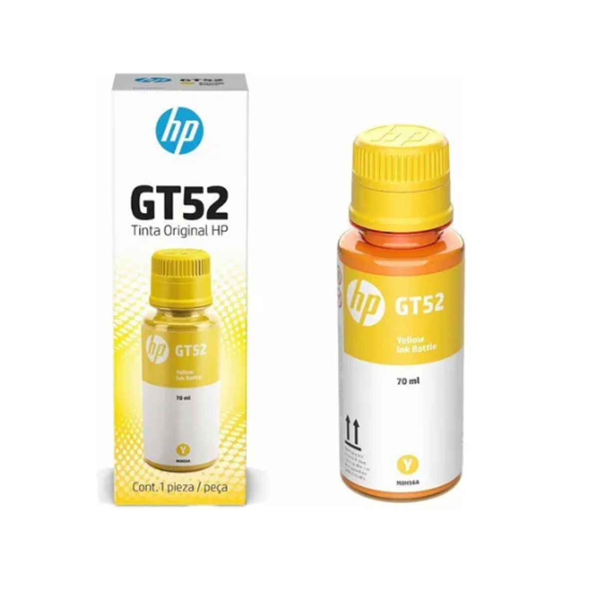 HP - TINTA YELLOW HP ORIGINAL GT52