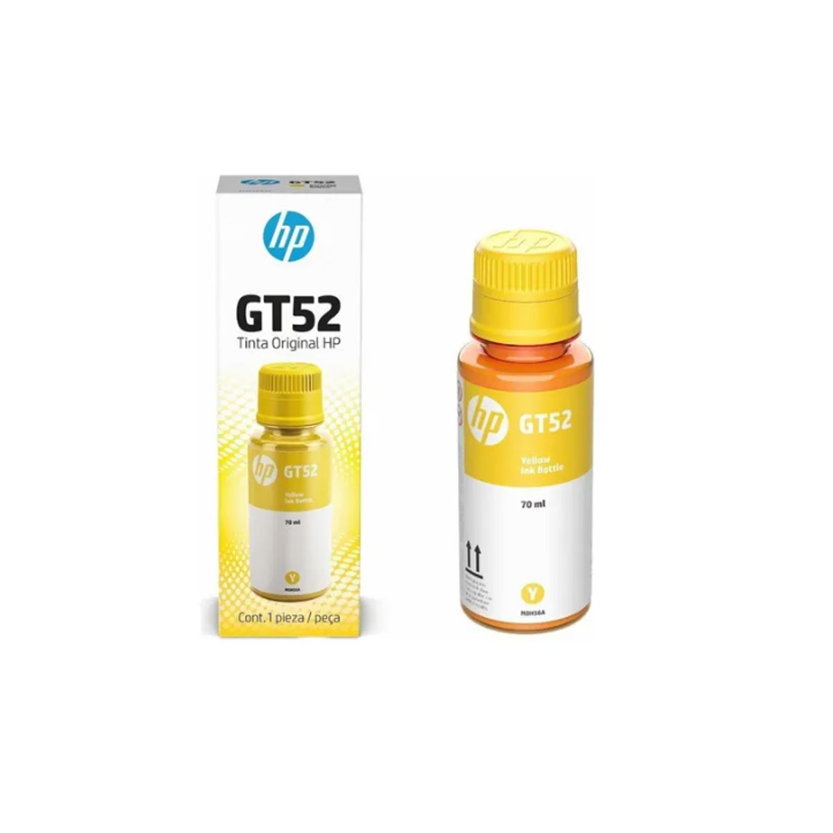 HP - TINTA YELLOW HP ORIGINAL GT52