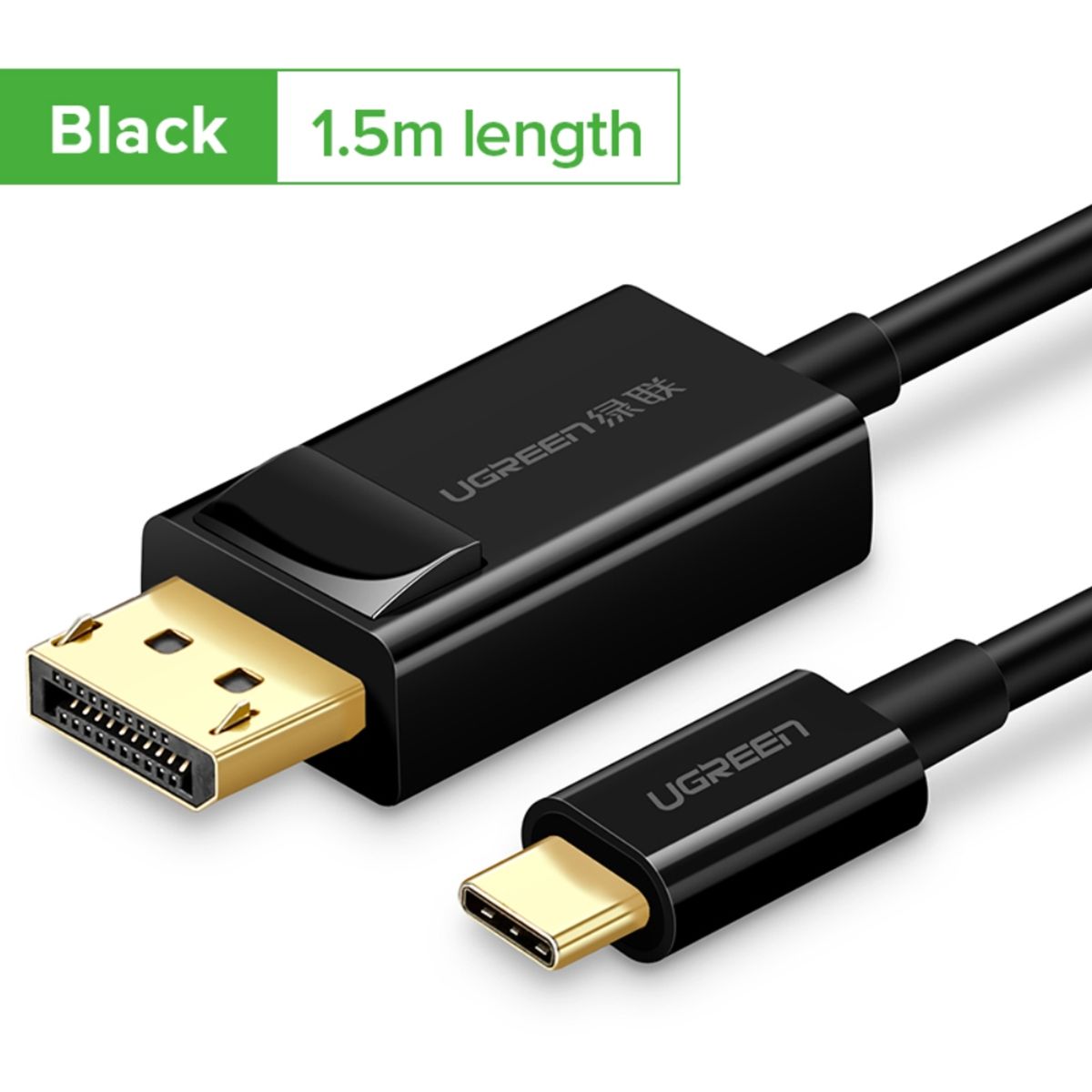 UGREEN - Cable USB-C a DisplayPort 4K 15M Blanco Ugreen