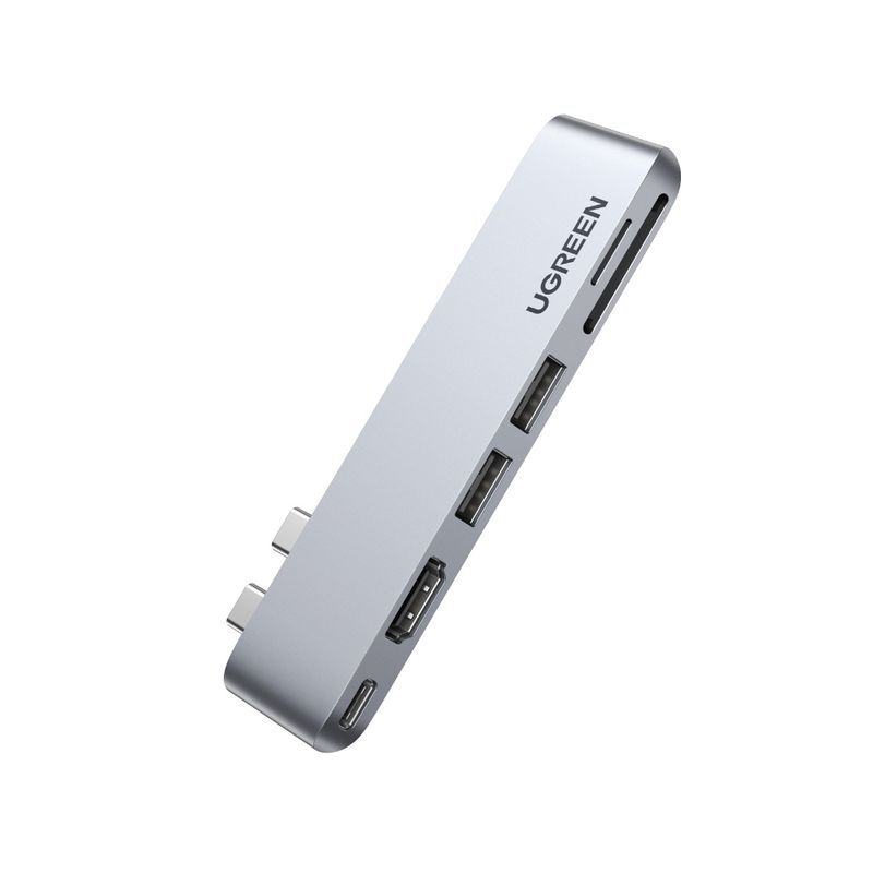 UGREEN - Adaptador USB-C HDMI+2USB-A+SD Ugreen