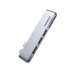 UGREEN - Adaptador USB-C HDMI+2USB-A+SD