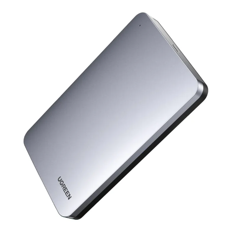 UGREEN - Cofre Disco Duro USB-C a USB-A 6TB Aluminio Ugreen