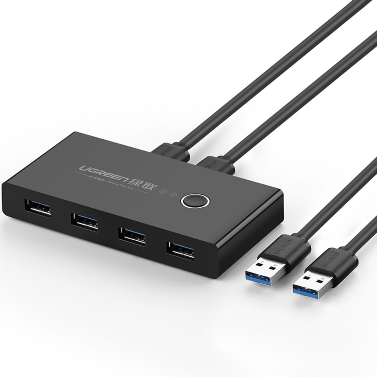 UGREEN - Switch USB 30 2X4 Negro Ugreen