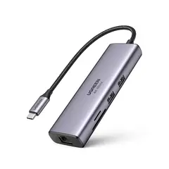 UGREEN - Multipuerto USB-C HDMI+USB+SD+RJ45