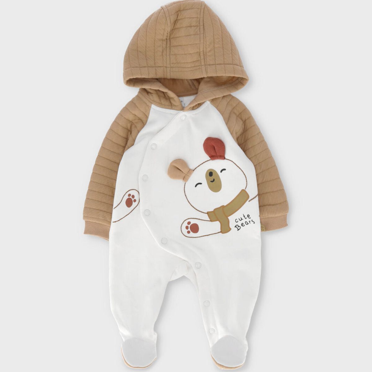 BLACK AND BLUE - Enterito recién nacido con osito crudo Black and Blue