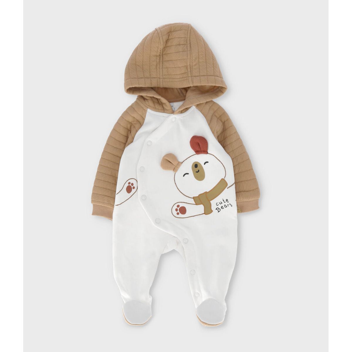 BLACK AND BLUE - Enterito recién nacido con osito crudo Black and Blue