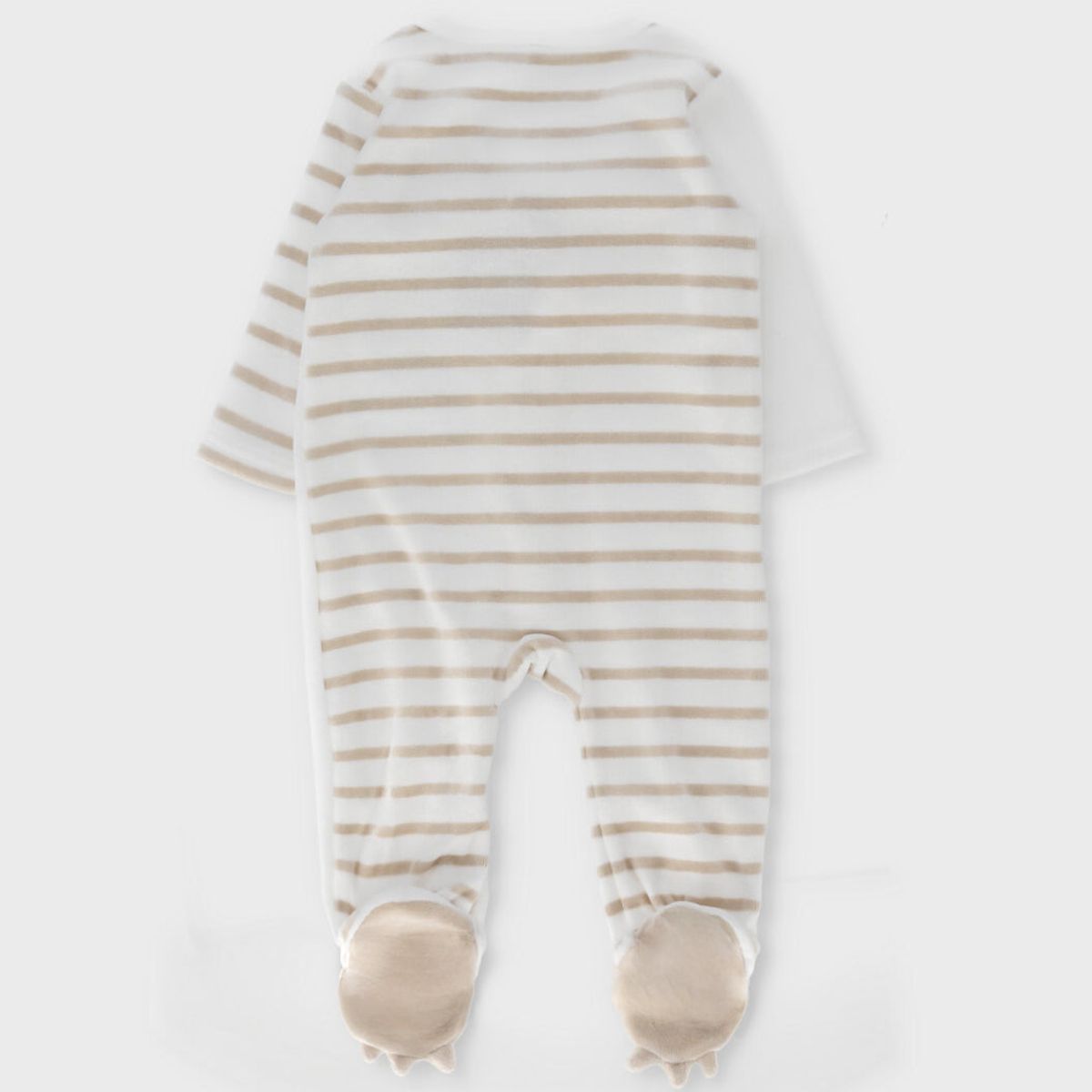 BLACK AND BLUE - Enterito recién nacido con rayas blanco Black and Blue