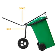 QRUBBER - Movilizador para Contenedores de Basura 120 y 240lts