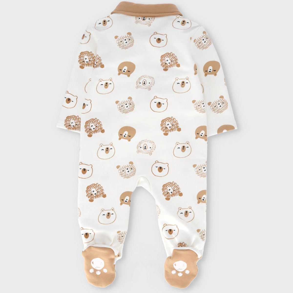 BLACK AND BLUE - Enterito recién nacido con ositos blanco Black and Blue