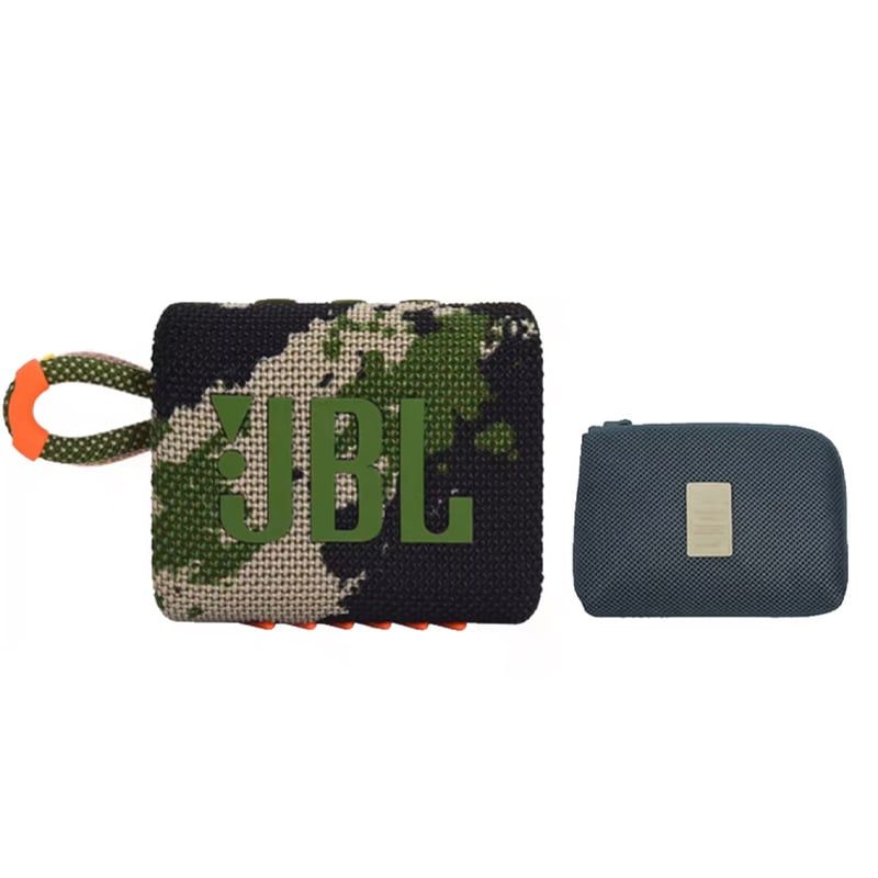 JBL - Parlante bluetooth JBL GO 3 IP67 -Mix y Estuche