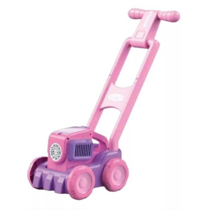 GENERICO - Carrito Corta Cesped Lanzador De Burbujas Rosado