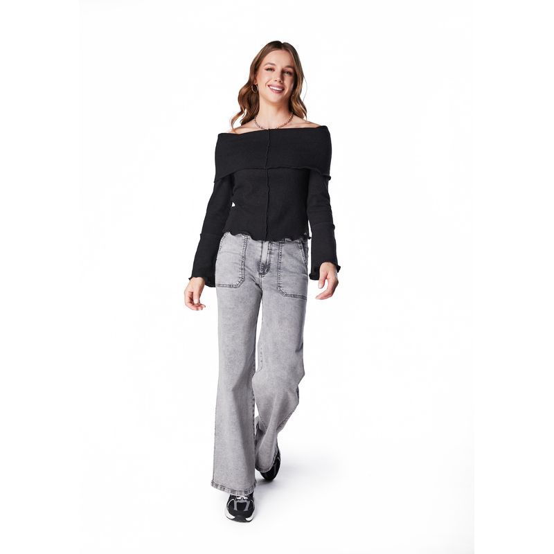 EFESIS - SWEATER GRECO CROP BARDOT Y RULE