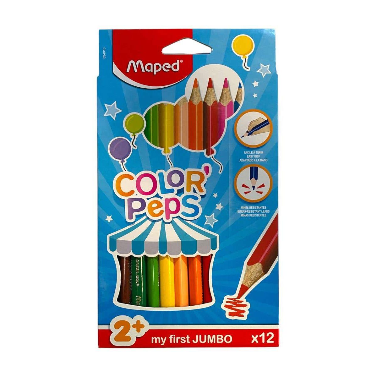 MAPED - Estuche Maped 12 Lápices de Colores Maxi