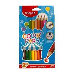 MAPED - Estuche 12 Lápices de Colores Maxi