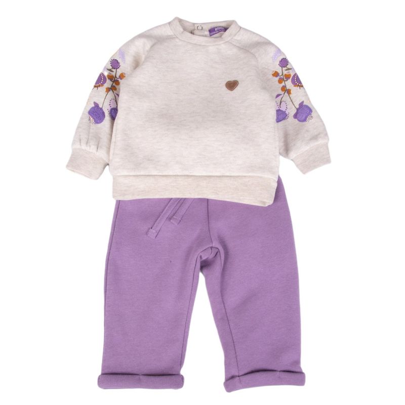 PILLIN - Buzo Bebe Melange Pillin PVB527-25MLG  - Gris