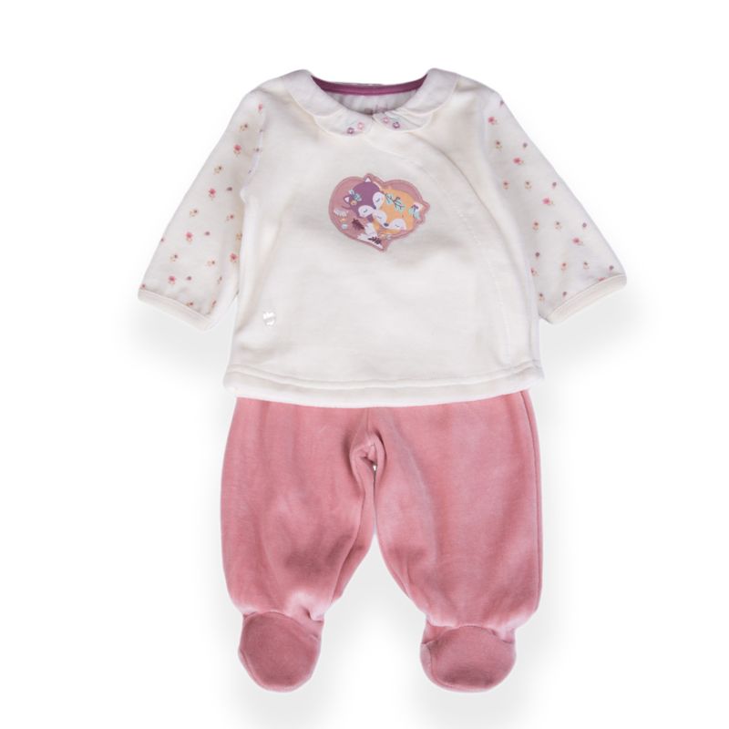 PILLIN - Conjunto Bebe Rosado Pillin PVB306-25ROS  - Rosa
