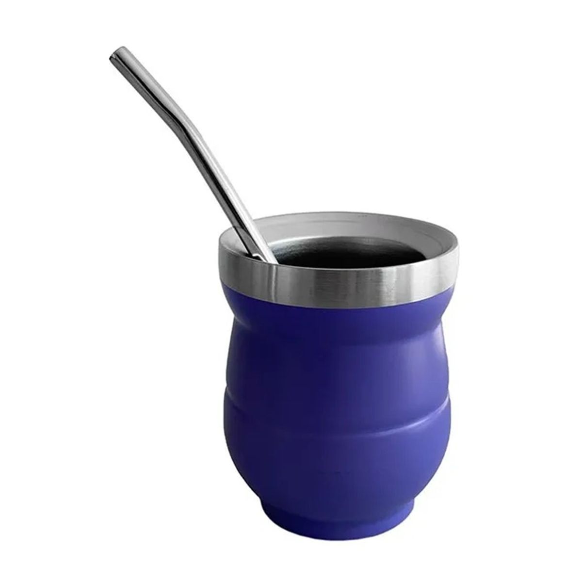 GENERICO - Set De Mate Con Bombilla + Termo Bala 1000ml Acero Inox