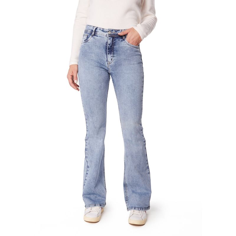 EFESIS - JEANS FEEL LIGHT FLARE BOLSILLO C TAPETAS - Azul