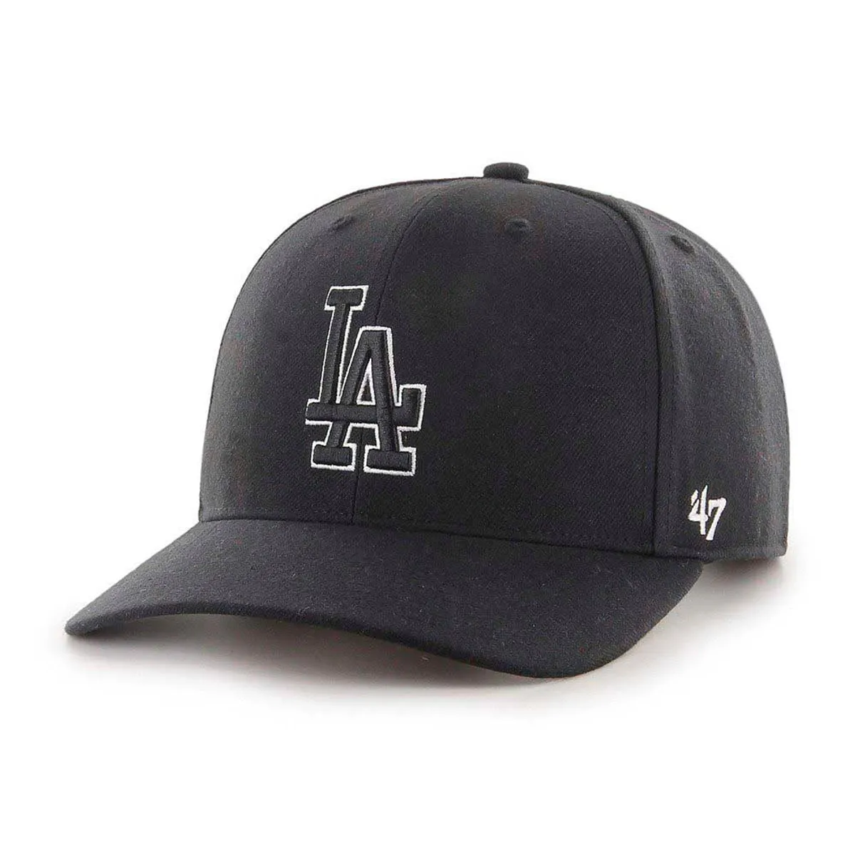 47 BRAND - Jockey Snapback Mlb Los Angeles Dodgers Cold Zone Negro '47 Brand