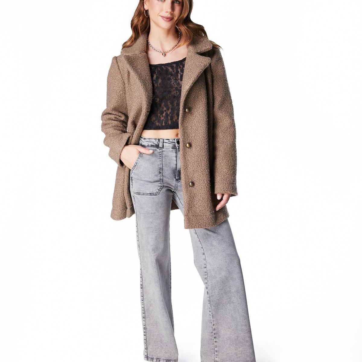 EFESIS - Jeans Palazzo Tiro Medio Mujer Efesis