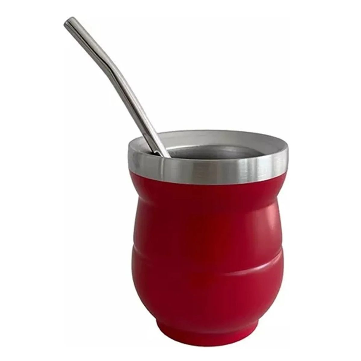 GENERICO - Set De Mate Con Bombilla + Termo Bala 1000ml Acero Inox