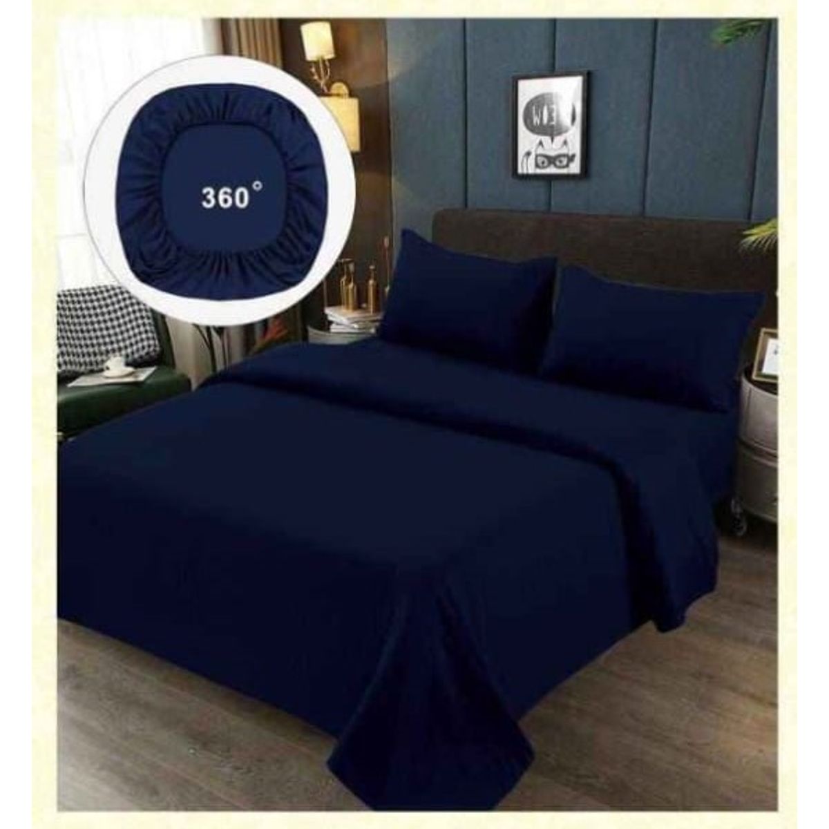 GENERICO - JUEGO DE SABANAS 100% ALGODON  SUAVES Y CÁLIDAS