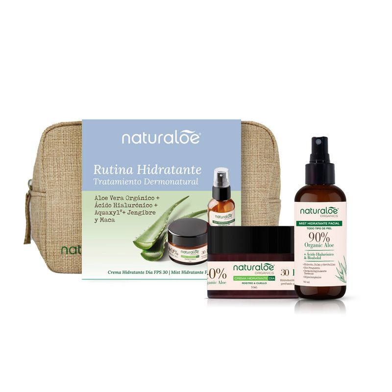 NATURALOE - Naturaloe Set Hidratación Mist 140ml + Crema Día FPS30