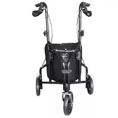 GENERICO - Andador Burrito Rollator 3 Ruedas Con Bolso Plegable Oneder 5001A