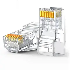 UGREEN - Conector RJ-45 Plástico Cat6 10un 1000Mbps