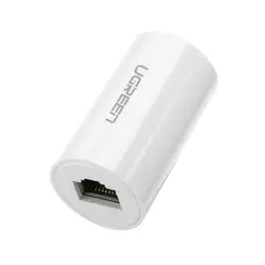 UGREEN - Copla RJ-45 Anti-rayos HH 10Gbps Blanco