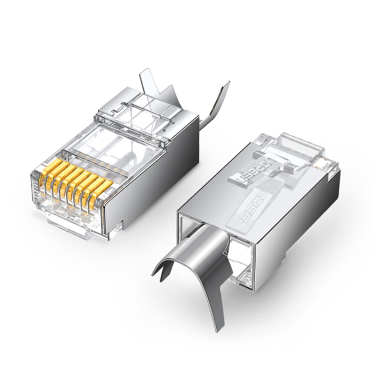 UGREEN - Conector RJ-45 Blindado 10un Cat6A Ugreen