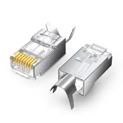 UGREEN - Conector RJ-45 Blindado 10un Cat6A
