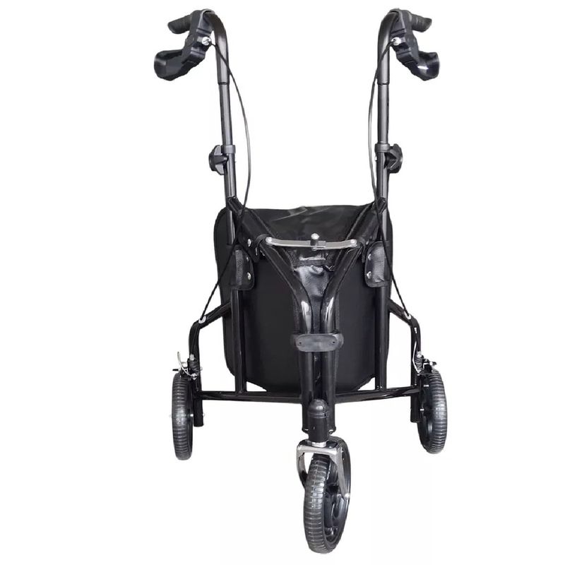GENERICO - Andador Burrito Rollator Plegable 3 Ruedas Con Bolso Oneder 5001A