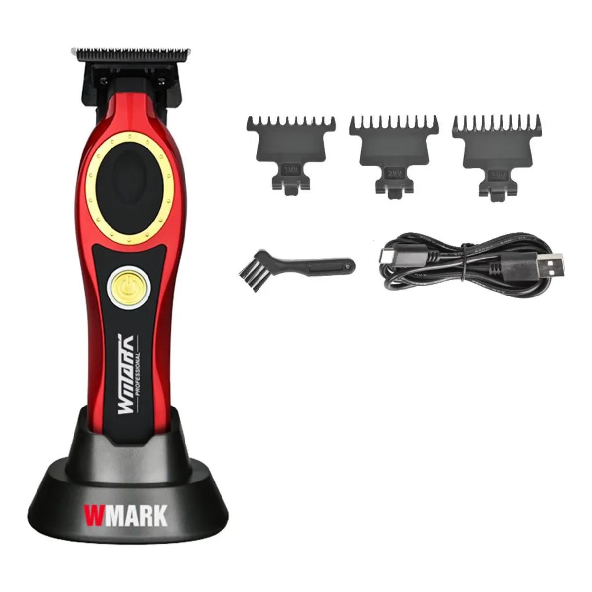 WMARK - Máquina Trimmer Patillera Wmark NG7230 Rojo 7500 RPM