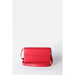 LIOLA - Cartera Logo Liola, Efecto Cuero, Rojo