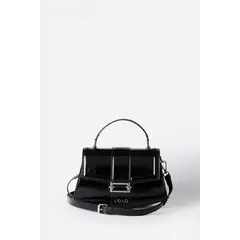 LIOLA - Cartera Charol, Efecto Cuero Fantasia, Negro